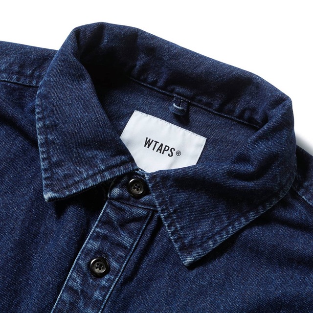 新品未使用 WTAPS 22AW WCPO 01 LS DENIM インディゴM お手ごろ価格