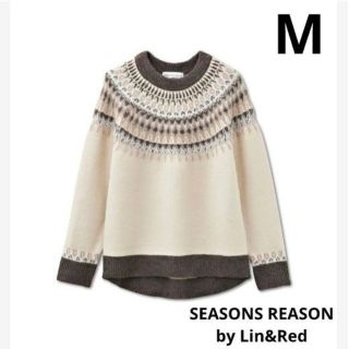 シマムラ(しまむら)のSEASONS REASON シーズンリーズン ニットプルオーバー M(ニット/セーター)