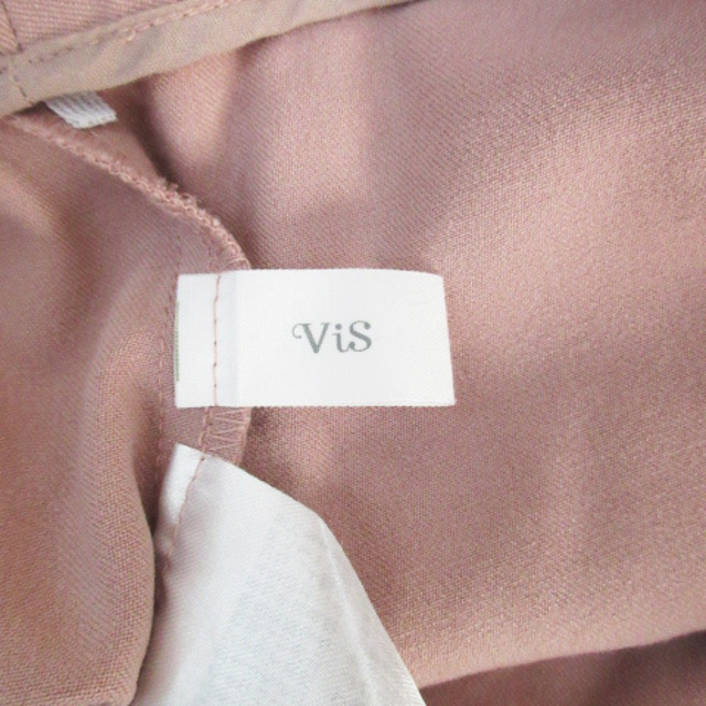 ViS(ヴィス)のビス ワイドパンツ イージーパンツ スカンツ アンクル丈 S ピンク /FF42 レディースのパンツ(その他)の商品写真