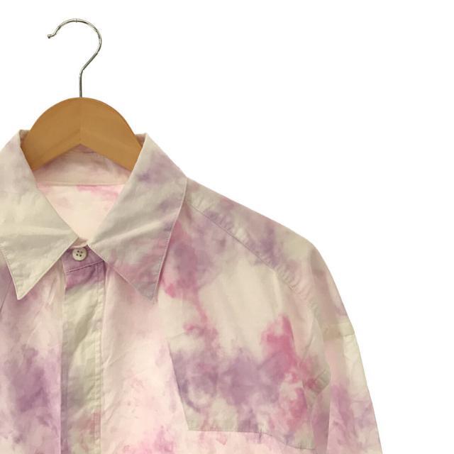 URU / ウル | 2019AW | WESTERN SHIRTS(TYPE B)/Tye dye タイダイ染 ウエスタンシャツ | 1 | ピンク | メンズ メンズのトップス(Tシャツ/カットソー(七分/長袖))の商品写真