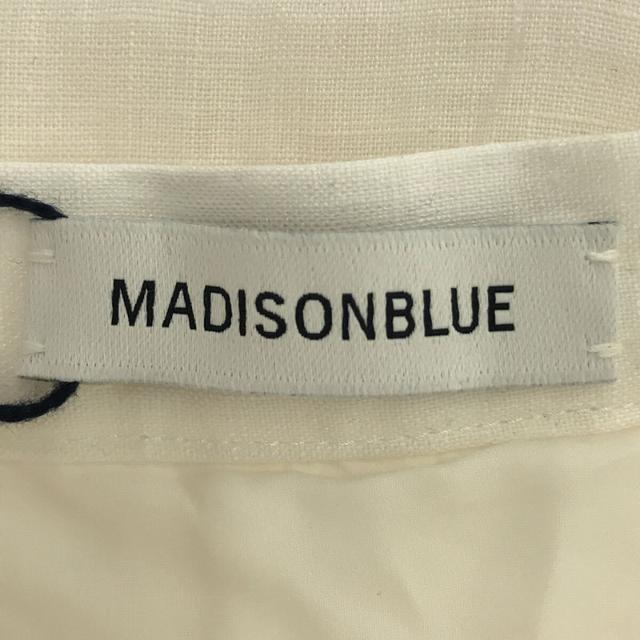 【新品】 MADISON BLUE / マディソンブルー | 2021SS | HEM GATHER SK リネン ヘムギャザースカート |  00(XS) | ホワイト | レディース