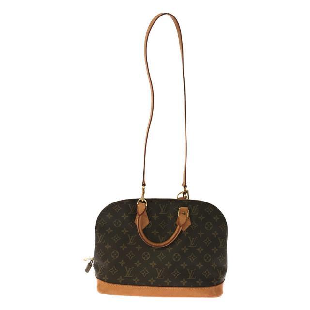 Louis Vuitton / ルイヴィトン | M51130 キー・パドロック付き 2way アルマ モノグラム ショルダー付き ハンド トート バッグ シリアル有 | ブラウン | レディース | フリマアプリ ラクマ