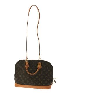 Louis Vuitton / ルイヴィトン | M51130 キー・パドロック付き 2way アルマ モノグラム ショルダー付き ハンド トート  バッグ シリアル有 | ブラウン | レディース