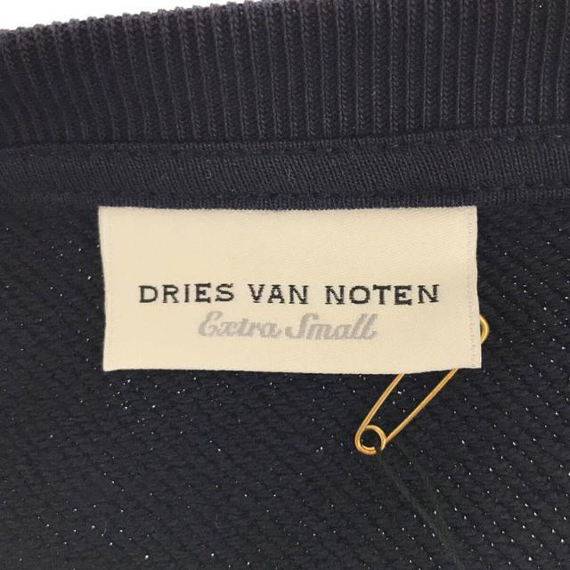 DRIES VAN NOTEN(ドリスヴァンノッテン)の【美品】  DRIES VAN NOTEN / ドリスヴァンノッテン | 2019AW | HARINE 8621 DRESS スウェット ドレス ワンピース | XS | ネイビー | レディース レディースのワンピース(ひざ丈ワンピース)の商品写真