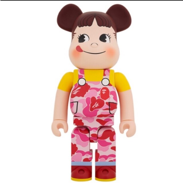 新品未開封♪ BE@RBRICK  BAPE(R)　ペコちゃん1000%　ピンク