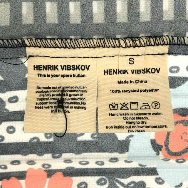 【新品】 HENRIK VIBSKOV / ヘンリックヴィブスコフ | SPARROW DRESS 総柄 スパロー ドレス ワンピース | S | ブラック | レディース