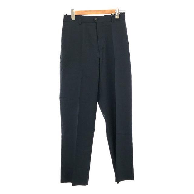 【新品】  MARKAWARE / マーカウェア | 2021SS | FLAT FRONT TROUSERS - SUPER 120s WOOL TROPICAL スラックスパンツ | 3 | インディゴ | メンズ