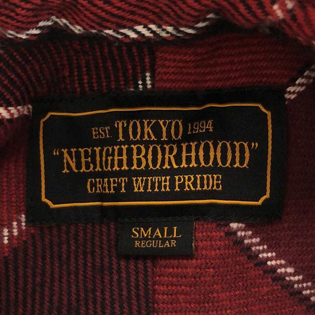 NEIGHBOR HOOD / ネイバーフッド | 2020SS | LUMBERS/C-SHIRT.LS 201ARNH-SHM01 チェック  コットン フランネル シャツ | S | レッド/ブラック | メンズ