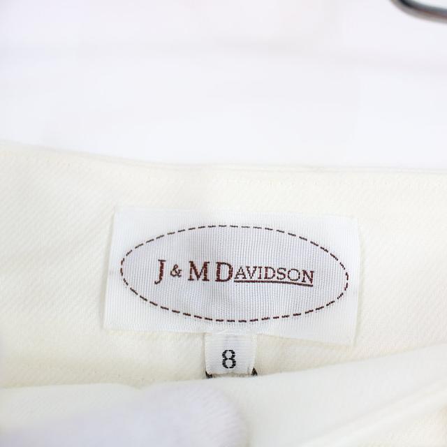 J&M DAVIDSON(ジェイアンドエムデヴィッドソン)の【新品】  J&M DAVIDSON / ジェイアンドエムデヴィッドソン | ベルト付きワイドパンツ | 8 | ホワイト | レディース レディースのパンツ(その他)の商品写真