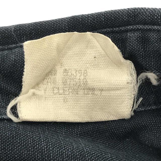 Calvin Klein(カルバンクライン)のCALVIN KLEIN / カルバンクライン | 1990s ヴィンテージ オーバーサイズ リネンシャツ | S | ネイビー | メンズ メンズのトップス(Tシャツ/カットソー(七分/長袖))の商品写真