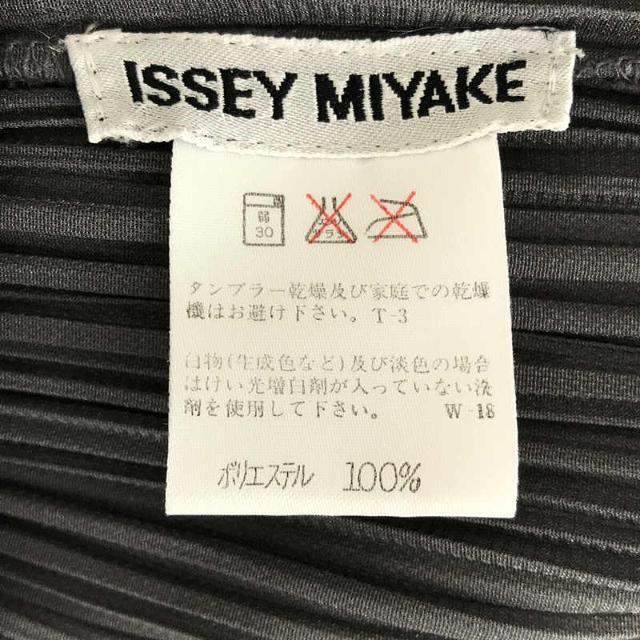 ISSEY MIYAKE(イッセイミヤケ)のISSEY MIYAKE / イッセイミヤケ | 2000s ボトルネック プリーツカットソー プリーツプリーズ | M | グレー | レディース レディースのトップス(Tシャツ(長袖/七分))の商品写真