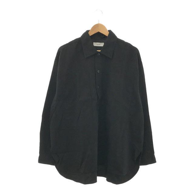 【新品】  marka / マーカ | 2021AW | UTILITY SHIRT PULL OVER プルオーバーシャツ | 2 | ブラック | メンズ