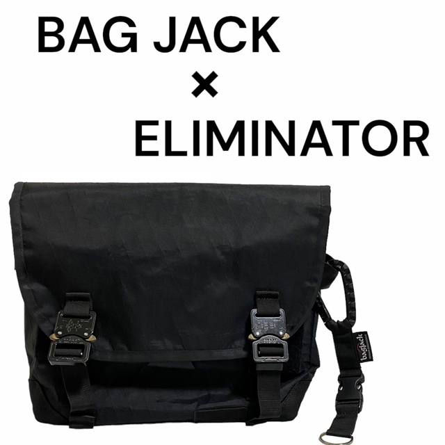 BAGJACK(バッグジャック)の【美品】バッグジャック 別注 メッセンジャー バッグ 黒 コブラバックル メンズのバッグ(メッセンジャーバッグ)の商品写真