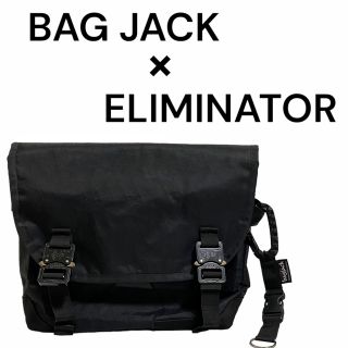 バッグジャック(BAGJACK)の【美品】バッグジャック 別注 メッセンジャー バッグ 黒 コブラバックル(メッセンジャーバッグ)