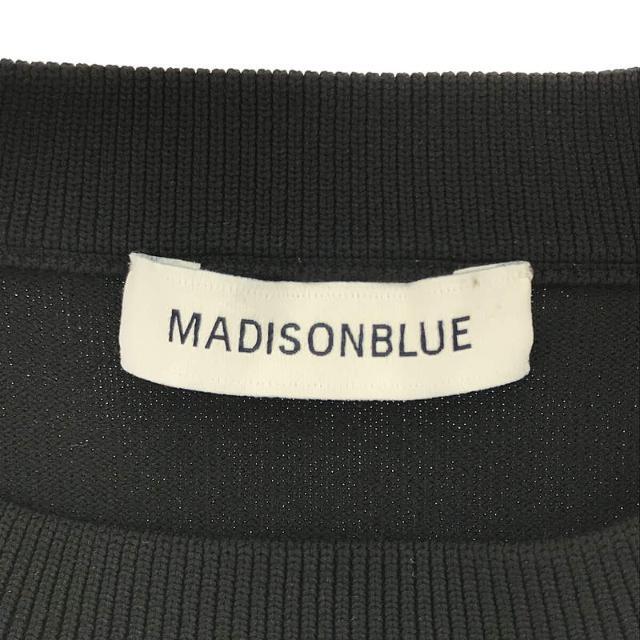 MADISONBLUE(マディソンブルー)の【新品】  MADISON BLUE / マディソンブルー | 2020SS | SLEEVELESS KNIT TEE スリーブレス ニット ベスト | 00(XS) | ブラック | レディース レディースのトップス(ベスト/ジレ)の商品写真