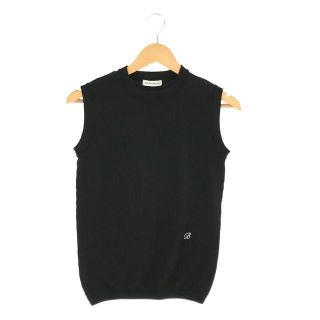 マディソンブルー(MADISONBLUE)の【新品】  MADISON BLUE / マディソンブルー | 2020SS | SLEEVELESS KNIT TEE スリーブレス ニット ベスト | 00(XS) | ブラック | レディース(ベスト/ジレ)