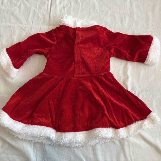 90 ベビー 子ども サンタ コスプレ クリスマス ロンパース  女の子 キッズ/ベビー/マタニティのキッズ服女の子用(90cm~)(ワンピース)の商品写真