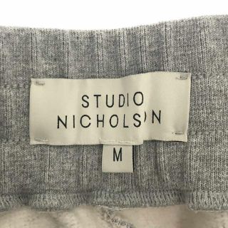 【美品】 Studio Nicholson / スタジオ ニコルソン | CHAPEL FLEECEBACK JERSEY JOGGER コットン イージーパンツ GR | M | GREY MARL | レディース