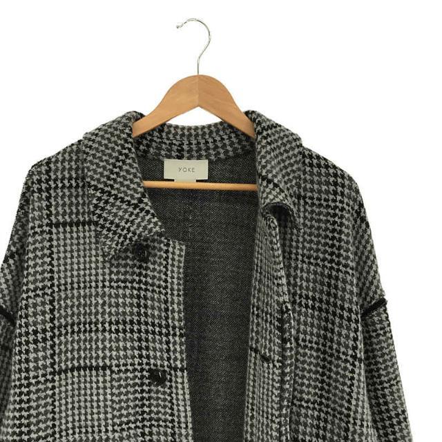 【新品】  YOKE / ヨーク | 2018AW | GUN CLUB CHECK COAT ガンクラブ チェック コート | S | グレー | メンズ メンズのジャケット/アウター(その他)の商品写真