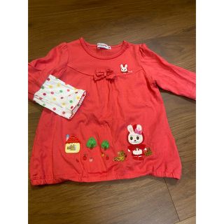 ミキハウス(mikihouse)のミキハウス トップス　うさこ　長袖Tシャツ(Tシャツ/カットソー)