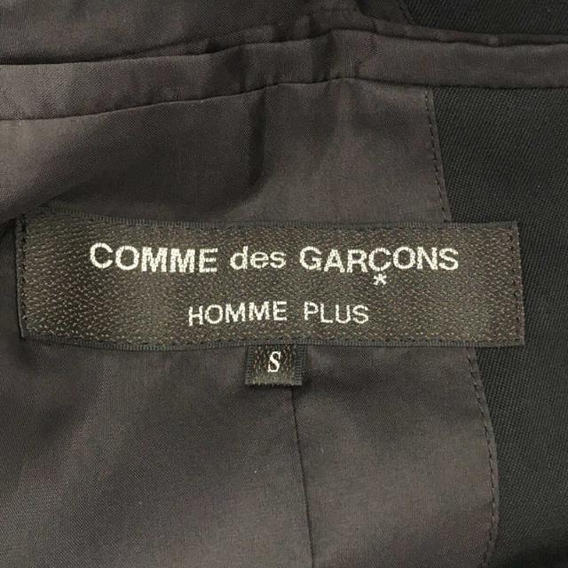 【新品】 COMME des GARCONS HOMME PLUS / コムデギャルソンオムプリュス | AD2019 2019AW | タグ付き  ほつれ加工 ウール ダブルブレスト ジャケット | S | ブラック | メンズ