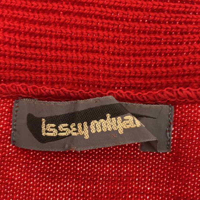 ISSEY MIYAKE(イッセイミヤケ)のISSEY MIYAKE / イッセイミヤケ | 1988s | 筆タグ オンリミット Vネック ウール ニット セーター | M | レッド | レディース レディースのトップス(ニット/セーター)の商品写真