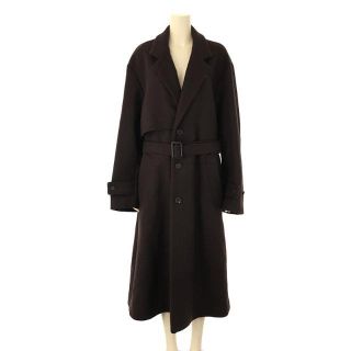 シュタイン(stein)のstein / シュタイン | Lay chester coat ウール メルトン チェスター コート ベルト付き | S | ブラウン | メンズ(その他)