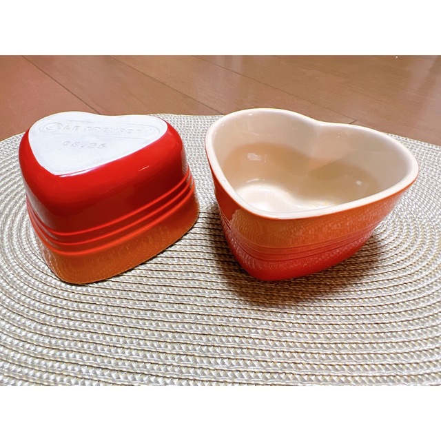 LE CREUSET - ルクルーゼ ハートココットの通販 by ぽんぽちしょっぷ｜ルクルーゼならラクマ