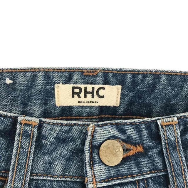 RHC Ron Herman / アールエイチシー ロンハーマン | Hight Waist Straight Denim ハイ ウエスト ストレート デニム パンツ | 23 | インディゴ | レディース 5