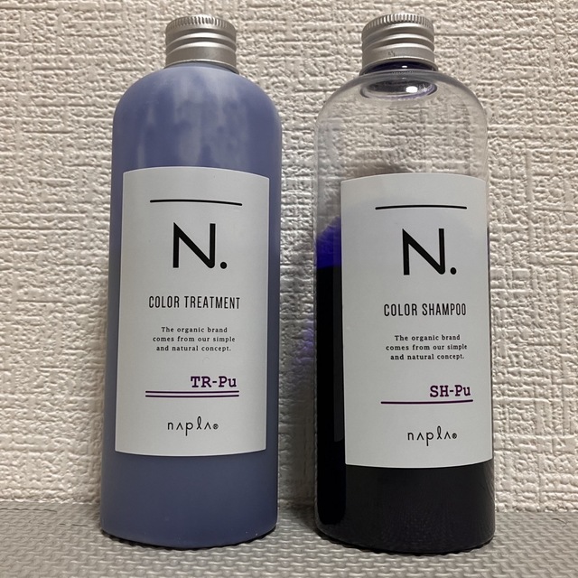 NAPUR(ナプラ)のAmechan様⭐︎NAPUR パープル　N.カラーシャンプー&トリートメント コスメ/美容のヘアケア/スタイリング(シャンプー/コンディショナーセット)の商品写真