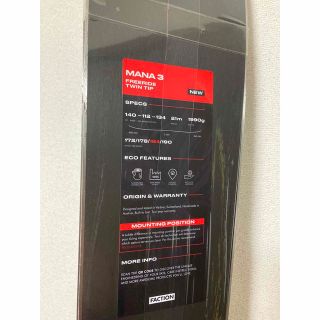 FACTION MANA3 184cm 新品　板のみ　限定値下げ