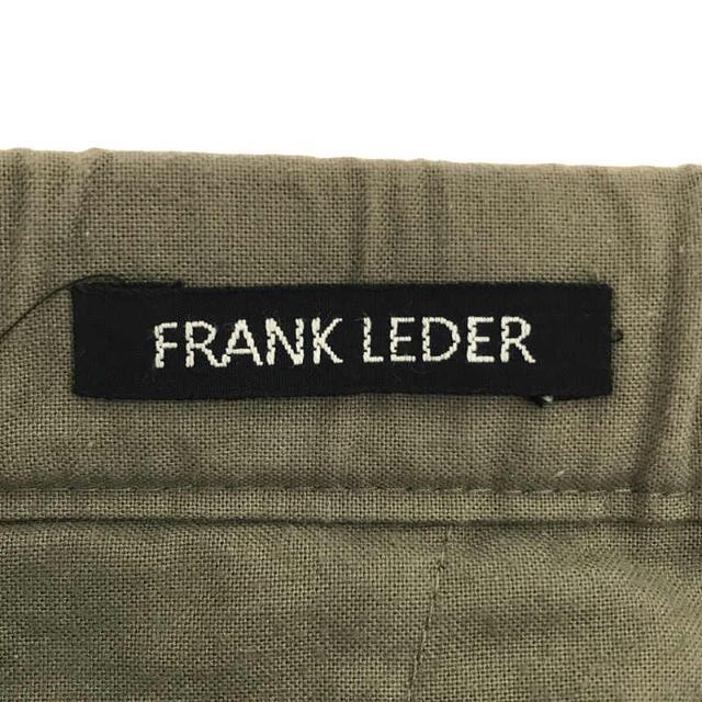 FRANK LEDER / フランクリーダー | コットン イージー スラックス パンツ | S | グリーン | メンズ 4