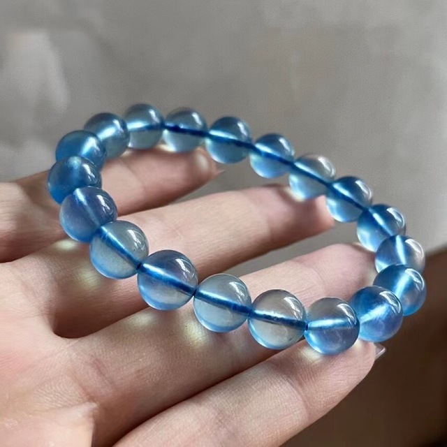 天然】アクアマリン ブレスレット10.7mm 天然】アクアマリン ブレスレット10.7mm