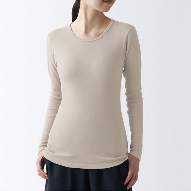 MUJI (無印良品) - 《むみ様専用》綿とウールで真冬もあったか長袖T