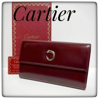 カルティエ(Cartier)の【オピニオン様】Cartierカルティエ✨財布  長財布 パルテールボルドー(財布)