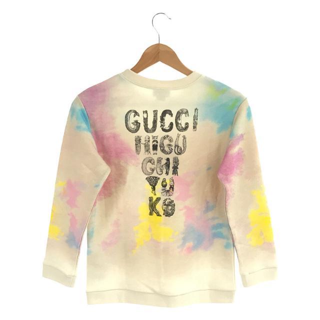 【新品】 GUCCI / グッチ | 612012 ヒグチユウコ コラボ チルドレンズ 両面プリント スウェット トレーナー キッズモデル | 10 | ベージュ | レディース