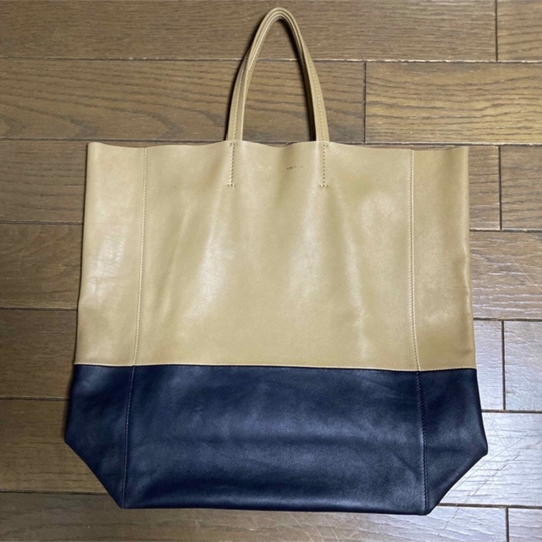 CELINE セリーヌ　トートバッグ　ベージュ　ネイビー