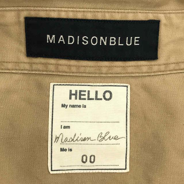 MADISONBLUE(マディソンブルー)のMADISON BLUE / マディソンブルー |  HAMPTON SHIRT C/LI ハンプトン シャツ | 00(XS) | ベージュ | レディース レディースのトップス(シャツ/ブラウス(長袖/七分))の商品写真