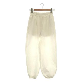 エンフォルド(ENFOLD)の【新品】  ENFOLD / エンフォルド | 2022SS | Washed タイプライター センター プレス egg PANTS ペチパンツ付き | 38 | WHITE | レディース(その他)