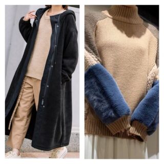 サカイ(sacai)のすかい様専用 EZUMiニット&Munichコート(ニット/セーター)