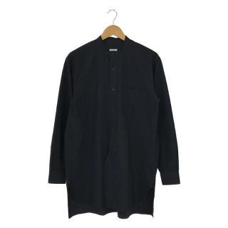 コモリ(COMOLI)の【新品】  COMOLI / コモリ | 2022AW | バンドカラー シャツ | 2 | NAVY | メンズ(Tシャツ/カットソー(七分/長袖))