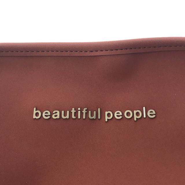 beautiful people(ビューティフルピープル)のbeautiful people / ビューティフルピープル | 2020 | poketable shopping bag ポケッタブルショッピングバッグ | F | ブラウン | レディース レディースのバッグ(ショルダーバッグ)の商品写真