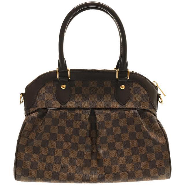 バッグ【新品】  Louis Vuitton / ルイヴィトン | トレヴィPM ダミエエベヌ  PVC レザー 2WAY ハンドバッグ | ブラウン | レディース