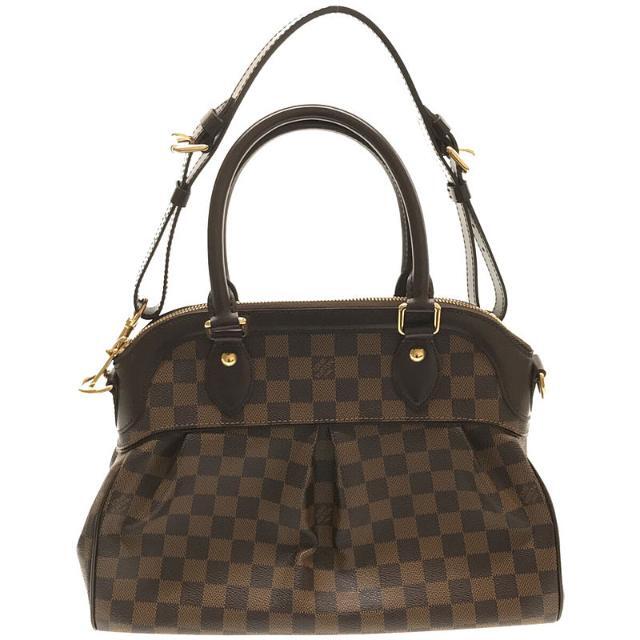 【新品】  Louis Vuitton / ルイヴィトン | トレヴィPM ダミエエベヌ  PVC レザー 2WAY ハンドバッグ | ブラウン | レディース