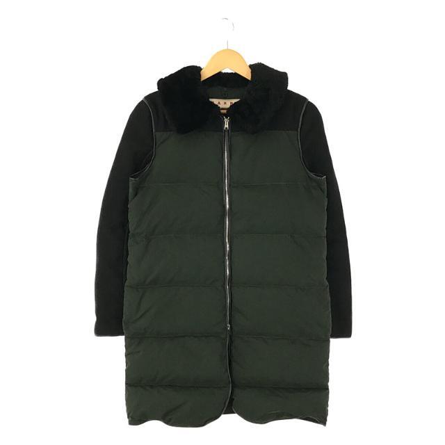 MARNI - MARNI / マルニ | 異素材 ウール切替 レザー パイピング MARNI - MARNI / マルニ | 異素材 ウール切替 レザー パイピング