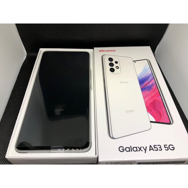 Galaxy(ギャラクシー)のSAMSUNG Galaxy A53 5G SC-53C オーサムホワイト スマホ/家電/カメラのスマートフォン/携帯電話(スマートフォン本体)の商品写真