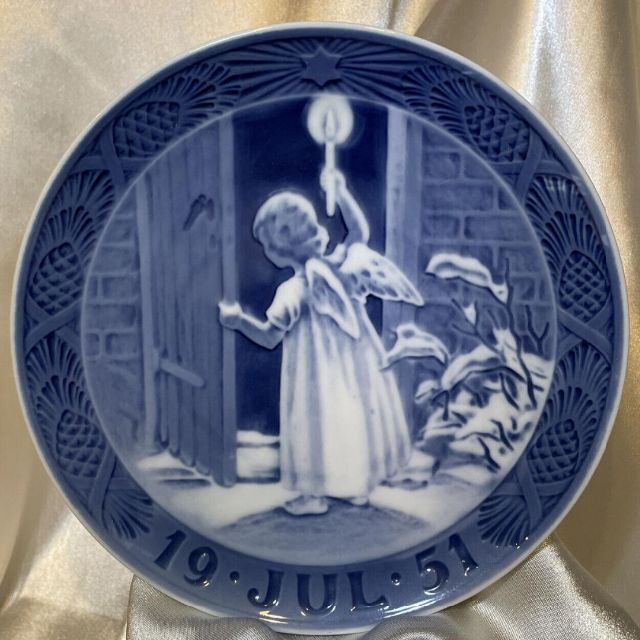 ☆美品☆ ロイヤルコペンハーゲン 1951年 イヤープレート クリスマスの天使