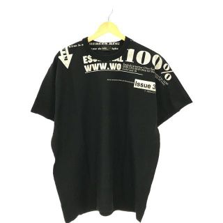 カラー(kolor)のkolor / カラー | 2019SS | ノーシーム Tシャツ | F | ブラック | メンズ(Tシャツ/カットソー(半袖/袖なし))