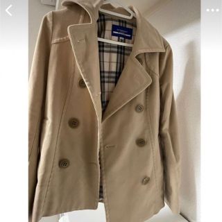 バーバリー(BURBERRY)のバーバリーブルーレベルコートレディース(トレンチコート)