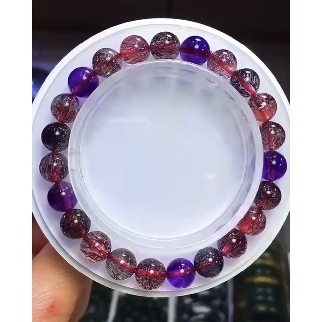 【高級】スーパーセブン ブレスレット 8mm 17.3g